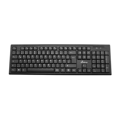 MediaRange Tastatur Wireless schwarz QWERTY GR