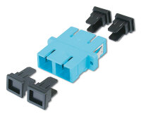 DIGITUS LWL Kupplung SC->SC Multimode Duplex OM3 blau