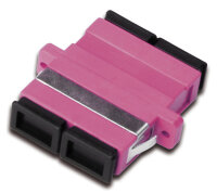 DIGITUS LWL Kupplung SC->SC Multimode Duplex OM4 violet