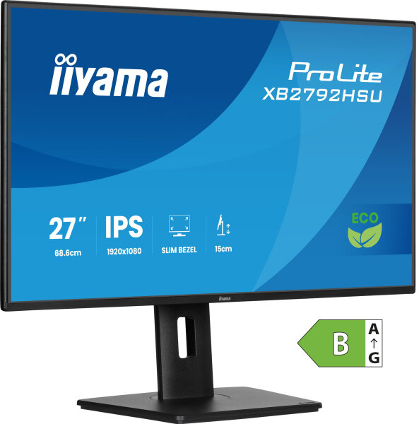 IIYAMA 68.6cm (27")   XB2792HSU-B1 16:9 HDMI+DP+2xUSB IPS