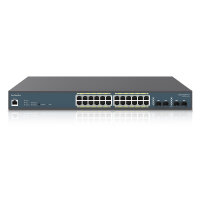 Engenius Switch 24-port GbE PoE.af/at(+)210W 4xSFP L2 19i