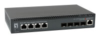 LevelOne Switch  4x10GE/4x10GSFP+             19"...