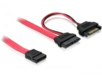 DELOCK SATA-Kabel Slim 13pin -> SATA 7pin +SATA 15pin...
