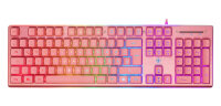 Deltaco Gaming Tastatur USB, RGB, pink, PK75