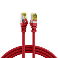 EFB RJ45 Patchkabel Cat.6A S/FTP LSZH Cat.7 Rohkabel rot