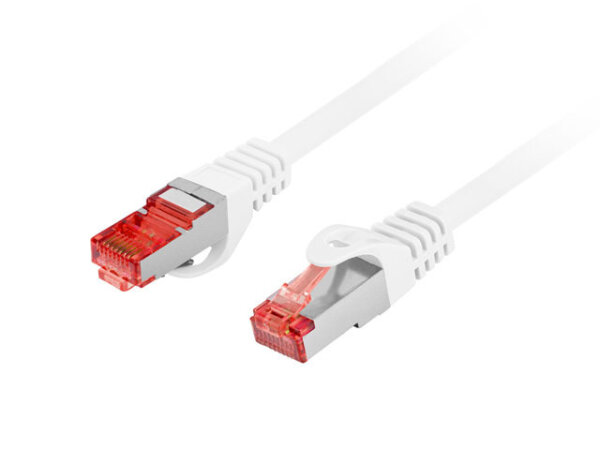LANBERG Patchkabel CAT.6 S/FTP LSZH CU 1,0m Fluke Zert. wß