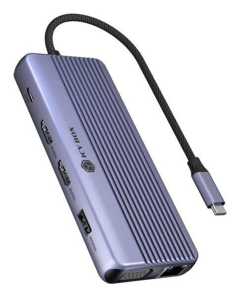Dockingstation IcyBox 12-in-1 USB 3.2 Gen 1 Type-C
