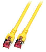 EFB RJ45 Patchkabel S/FTP Cat.6A LSZH  0.15m gelb