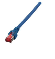 EFB RJ45 Patchkabel S/FTP Cat.6A LSZH  0.15m blau