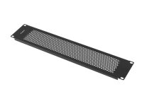LANBERG 19" Blindabdeckung (perforiert) 2U schwarz