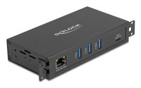 DELOCK 3Port USB 5Gbps Hub+RJ45 Gigabit LAN Host-Anschluss