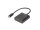 LANBERG USB-C(M)3.1->HDMI(F) Kabel 0,15m schwarz