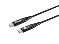 Equip Kabel USB-C4.0->C Slim     PD240W St/St  1.20m...