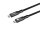 Equip Kabel USB-C4.0->C 80Gbps   PD240W St/St  2.00m schwarz