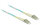 DELOCK Kabel LWL LC > LC Multimode OM3 0,5m