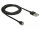 Delock Magnetisches USB Daten- und Ladekabel schwarz 1,1 m