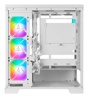 AZZA PC Gaming Gehäuse Midi Cove 570W USB 2/3 type C White