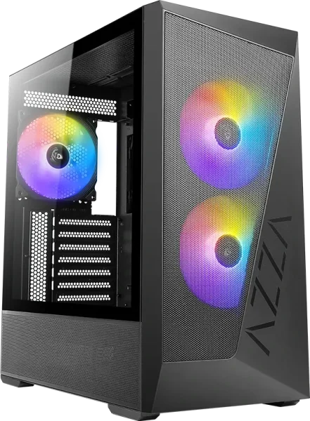 AZZA PC Gaming Gehäuse Midi ATX Reaver 225K01 USB2.0/3.0/C