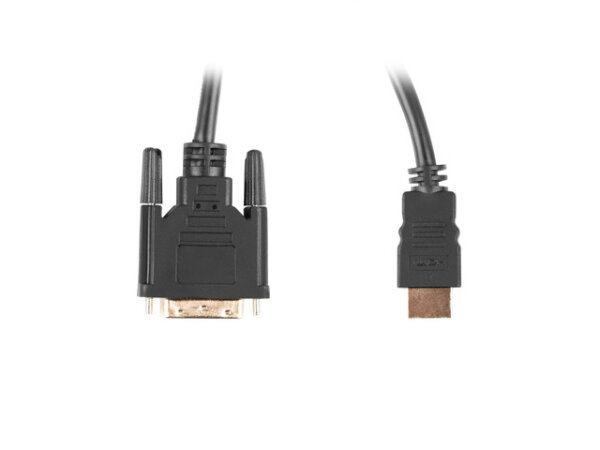 LANBERG HDMI(M)->DVI-D(M)(24+1) Kabel 3,0m 4K 30Hz Dual sw