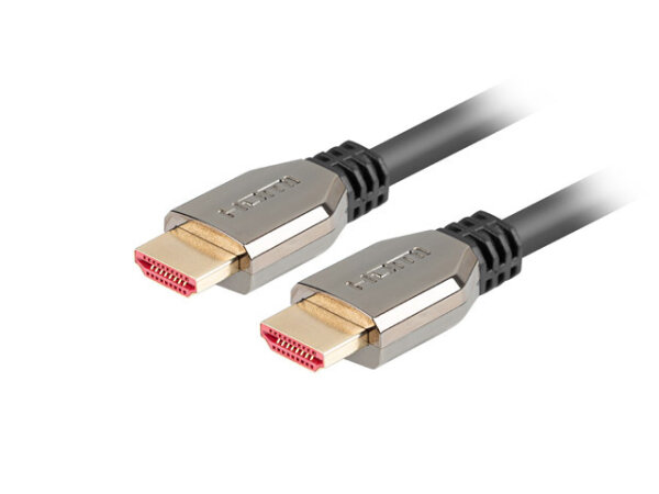 LANBERG HDMI M/M V2.1 Kabel 1,0m 8K 60Hz schwarz