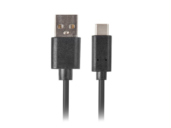 LANBERG USB-C(M)->USB-A(M)2.0 Kabel 1,0m QUICK CHARGE 3.0 sw
