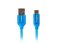 LANBERG USB-C(M)->USB-A(M)2.0 Kabel 1,8m PREMIUM...