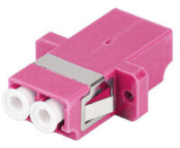 LANBERG Fiber Optic Adapter MM LC/UPC DUPLEX OM4