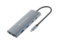 CONCEPTRONIC 10-1 Dock USB-C->HDMI/2xUSB-C/3xUSB-A/+...