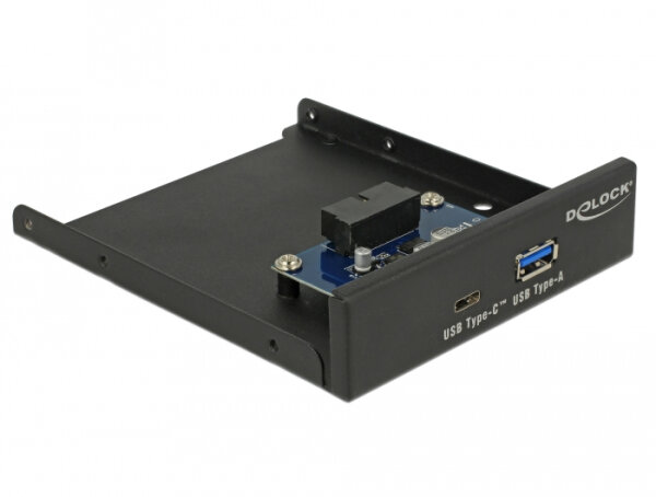 DELOCK Front Panel 3.5" USB 5 Gbps 1x USB-C + 1x USB-A