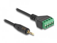 DELOCK Kabel Klinkenst. 2,5mm 4Pin >Terminalblock...