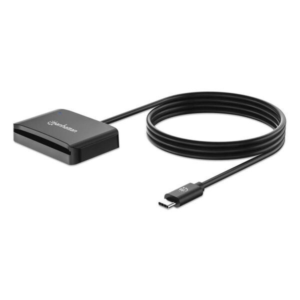 Manhattan USB 2.0 Typ-C Kartenlesegerät Smartcard- microSDXC