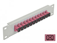 DELOCK 10" LWL Patchpanel 12 Port SC Simplex viol. 1...