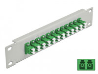 DELOCK 10" LWL Patchpanel 12 Port LC Duplex...