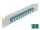 DELOCK 10" LWL Patchpanel 12 Port LC Duplex aqua 1 HE grau