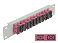 DELOCK 10" LWL Patchpanel 12 Port SC Duplex viol. 1...