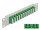 DELOCK 10" LWL Patchpanel 12 Port LC Quad grün 1 HE grau