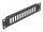 DELOCK 10" LWL Patchpanel 12 Port SC Dup./LC Quad 1 HE schw.