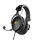 Deltaco Headset Gaming Proteinleder,3,5-mm-Anschluss schwarz