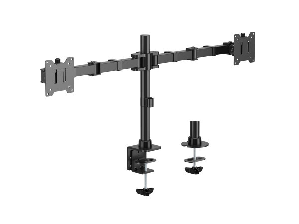 Equip Tischhalterung 17"-35"/2TFT 360° H.Leist. 20Kg schwarz