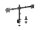 Equip Tischhalterung 17"-35"/2TFT 360° H.Leist. 20Kg schwarz