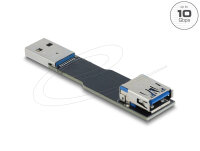 DELOCK USB 10Gbps Adapter USB-A BU < ST gerade