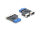 DELOCK USB 5Gbps Hub 20Pin Pfostenbuchse < 2x USB-A 5Gbps