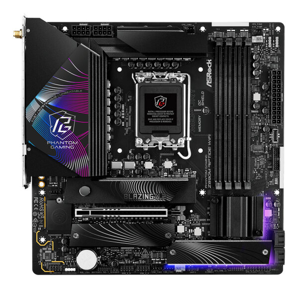 ASRock Z890M Riptide WiFi    1851 mATX HDMI/DP/USB-C DD