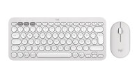 Logitech Wireless Keyboard+Mouse Pebble 2 Combo white