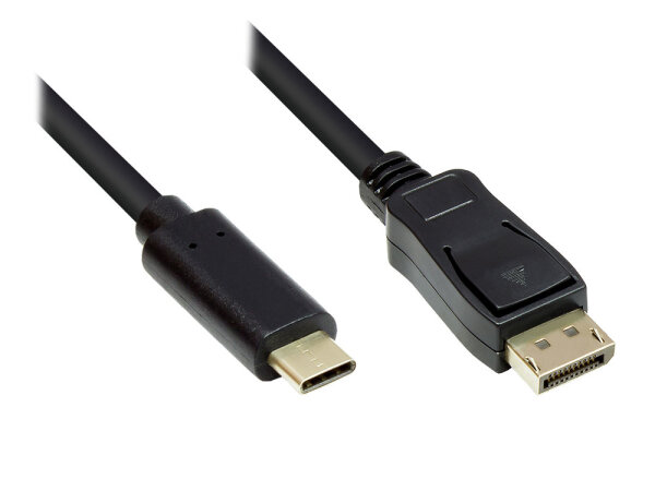 Good Connections Adapterkabel USB-C an DP1.2 schwarz 5m