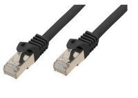 Shiverpeaks RJ45 Patchkabel S/FTP, Cat7 LSZH 0,25m schwarz