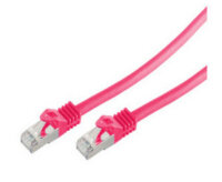 Shiverpeaks RJ45 Patchkabel S/FTP, Cat7 LSZH 2,0m magenta