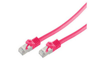 Shiverpeaks RJ45 Patchkabel S/FTP, Cat7 LSZH 10m magenta