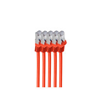 Shiverpeaks RJ45 Patchkabel S/FTP, Cat7 VE5, 1m rot