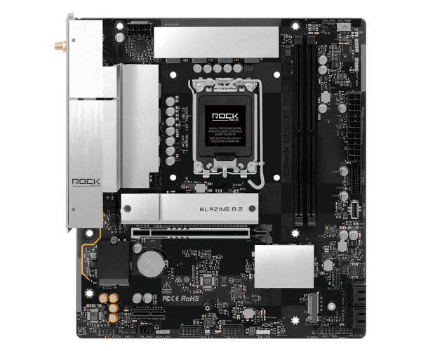 ASRock B860M Rock  Wifi        1851 mATX HDMI/DP       DDR5